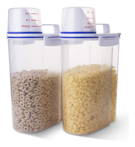 Dispensador De Avena Tbmax Cereal Container, Paquete De 2...