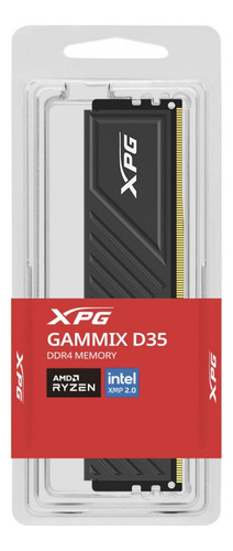 Memória Ram 16gb Xpg Gammix D35 Ddr4 3200mhz Cl16 Preto