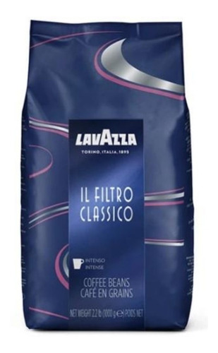 Café Lavazza En Grano Filtro Clásico 1kg Hecho En Italia 