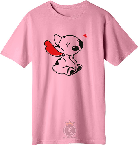 Polera Lilo-stitch- Pelicula Animada-disney - Estampaking