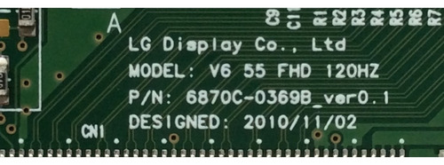 T-con / Lg 6871l-2627b / 2627b / 6870c-0369b (Usado)