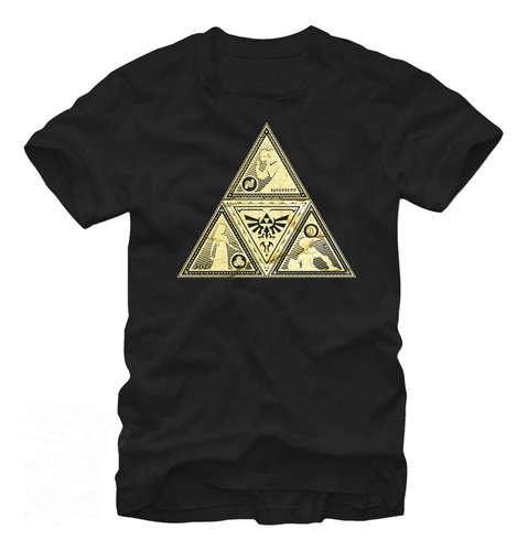 Silueta De Personaje De Legend Of Zelda Triforce Para Hombre