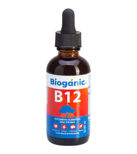 Gotas B12 Liquida bioganic 60 ml El Original