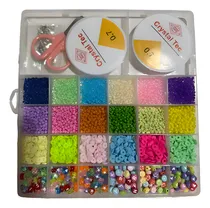 Comprar Caja Para Armar Pulseras Kit De Bijouterie Mostacillas Niñas