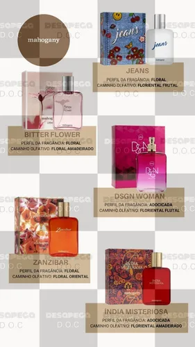 Desapegadoc Decant Flaconete 4ml Bitter Flower Mahogany