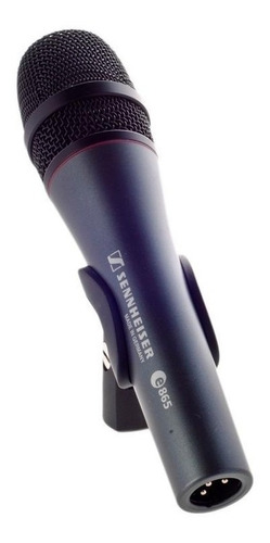 Sennheiser E865 - Micrófono De Condensador Vocal Color Plateado