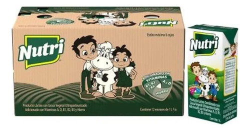 Leche Nutrileche 12 Pack 1 Litro C/u