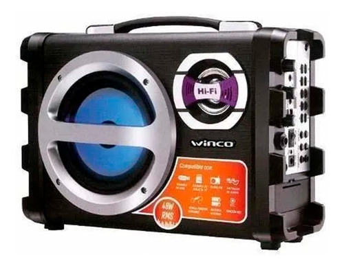 Parlante Portatil Winco W209 Bluetooth Usb Sd Karaoke Cuotas