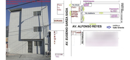 Rento Depas Loft/ Doble Altura Penthouse/2 Cuartos En Valle Ote. San Pedro O Cuartos Amueblados En Contry Tecnologico Monterrey