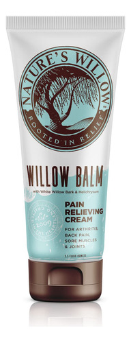 Nature's Willow Crema Natural De Alivio Del Dolor De Balsamo