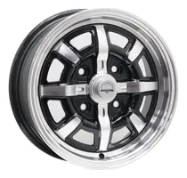 Comprar Jogo De Rodas Kpz Aro 15 Tala 5,5 4x130 Fusca Brasilia Raw Cor Preto Diamantado 4x130