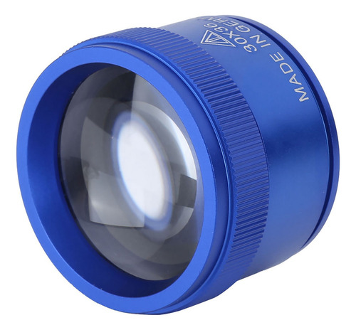 Lupa Portátil Azul, Lupa De Mano 30x Para