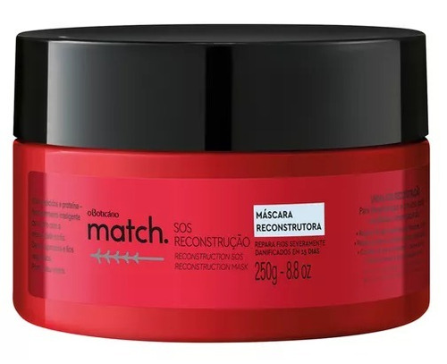 O Boticario Match Mascara Capilar Sos Reconstrucao 250g