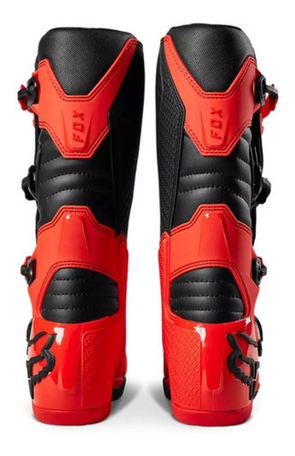Botas Fox Comp 2023 Rojo Motocross Mx Talla 11
