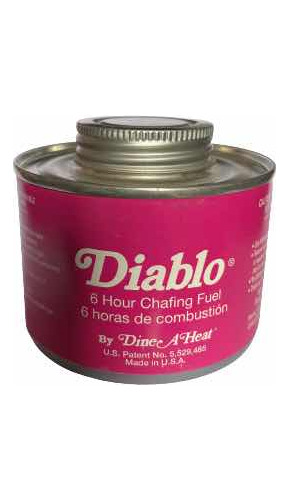 Combustible Para Chafer Diablo *6 Horas (caja Con 24 Latas)