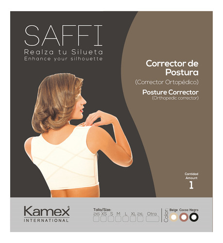 Corrector De Postura Saffi Talla M Beige X 1und