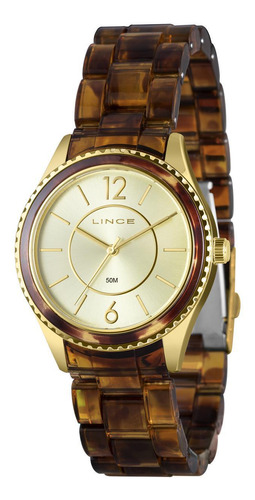 Relógio Lince Feminino Ref: Lrp4770l40 C2qx Fashion Dourado