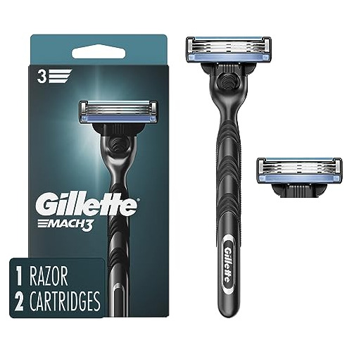 Maquinilla De Afeitar Gillette Mach3, Mango + 2 Recambios