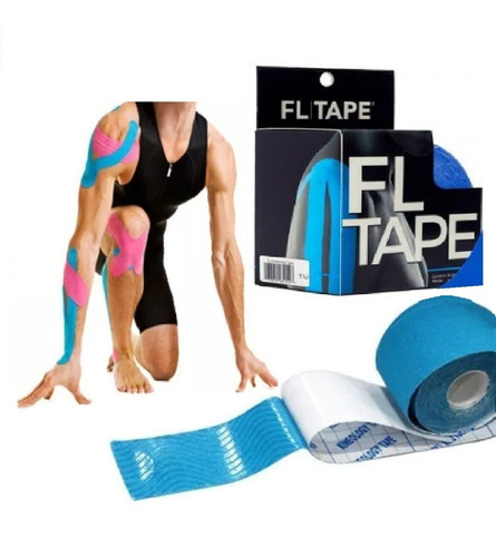 Fl-tape Venda Kinesiológica Kinesiotape Alivia Dolor Lesión