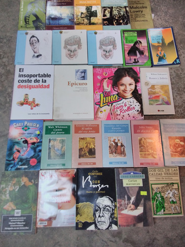 Lote X 25 Libros Surtidos Usados