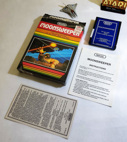 Moonsweeper Imagic [ Atari 2600 Cib ] Original Caixa Manual