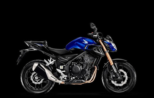 Moto Honda Cb 500f Azul 2024 2024 0km Com Garantia