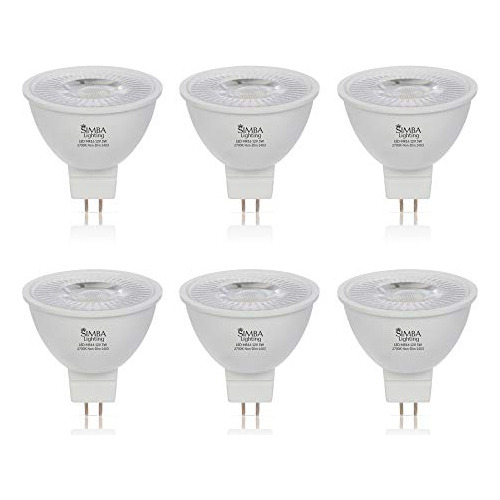 Bombilla Led Mr16 De 5w 12v (paquete De 6)   De Halóge...