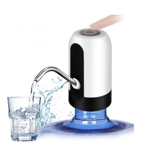 Dispensador De Agua Botellon Electrico Recargable Usb