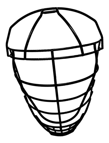 Máscara De Casco De Bateo Universal, Protección Facial De