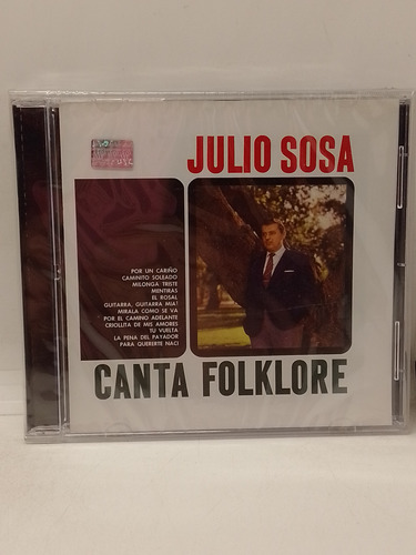 Julio Sosa Canta Folklore Cd Nuevo 