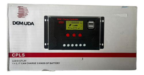 Controlador Carga Solar 50a Lcd Display Demuda