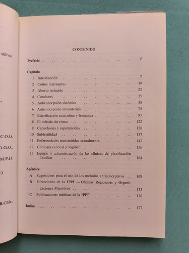 Manual De Planificación Familiar Para Médicos (Usado)