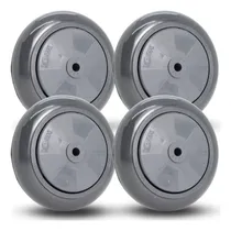 Comprar Roda 512 Carrinho Supermercado Rodinha 5 Pol Rodízio - 4 Pç