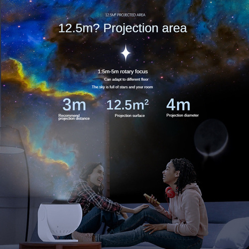 .. Lâmpada De Projetor Estrelada K5 Com Rotação De 360°,