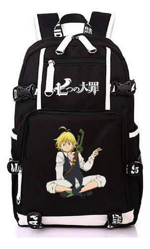 Mochila Anime Unisex Los Siete Pecados Capitales Meioda Wrat