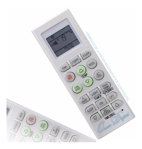Control Remoto Aire Acondicionado Para LG Split Lennox Symco
