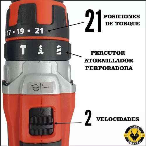 Taladro Percutor inalámbrico Einhell 1/2 48Nm 18V TE-CD 18/48 Li-i