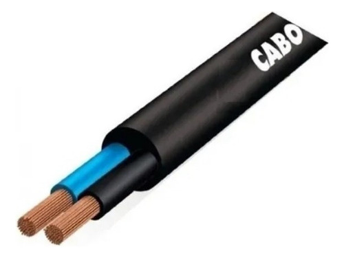 Fio Cabo Flexível Pp Extensão 2x2,5mm Rolo Com 100 Metros
