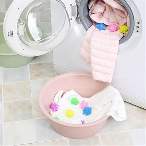A Polka Dot Spheres For Washing Clothes In The Washing