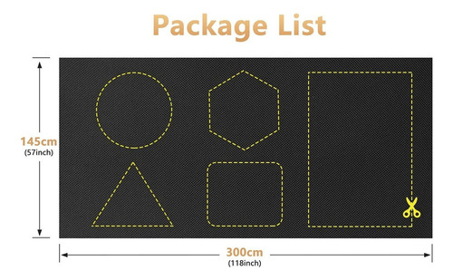 Cortina Blackout Portátil, Material Blackout 300x150cm C .