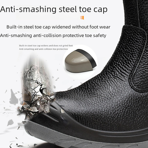 Botas Altas Negras De Algodón Q139; 39 - Zapatos Altos Antia