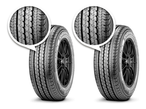 Paquete De 2 Llantas Pirelli 225/75r16 Pir 118r Chrono