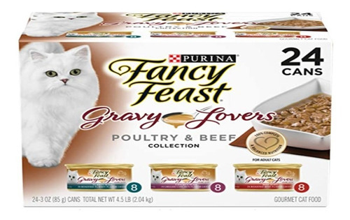 Fancy Feast Gravy Lovers Poultry And Beef 24 Latas