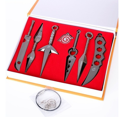 Set De Armas De Metal Kunai Shuriken R De Naruto Anime Acces