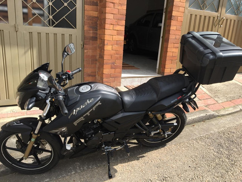 Tvs Apache 180 Negra Mate
