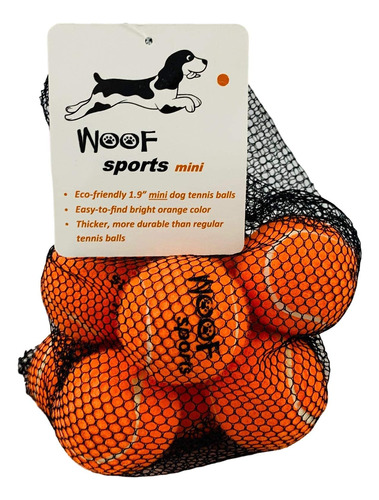 Woof Sports - Pelotas De Tenis Pequenas Para Perros (1.9 in)