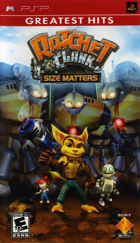 Jogo Ratchet And Clank Size Matters Psp Mídia Física Origina