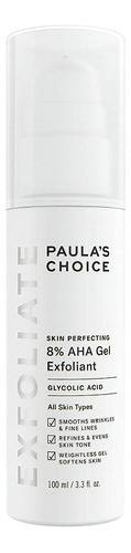 Gel Exfoliante Perfeccionador De Piel Paula's Choice, 8% Aha Tipo de piel Normal