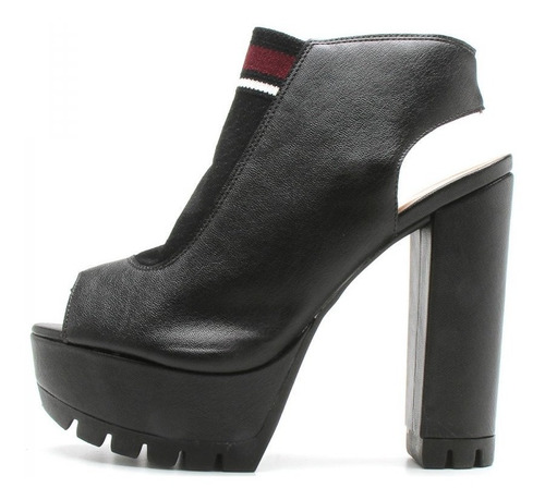 Ankle Boot Com Meia Pata Salto Alto Vizzano | Mercado Livre
