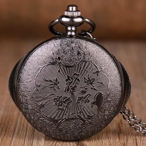 Reloj de bolsillo Agamotto Steampunk Eye de cadena antigua